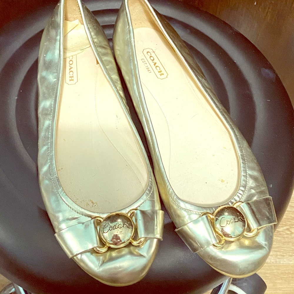 Coach ballet flats shoes